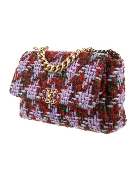 chanel wool tweed bag|Chanel tweed bag 2020.